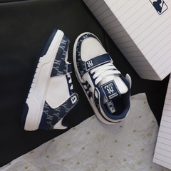 226 -  Giày MLB Liner Mid NY Denim Monogram - Xanh Dương Đậm - Code 3ASXCDN3N-50NYD [HÀNG CHÍNH HÃNG]