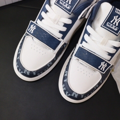 226 -  Giày MLB Liner Mid NY Denim Monogram - Xanh Dương Đậm - Code 3ASXCDN3N-50NYD [HÀNG CHÍNH HÃNG]