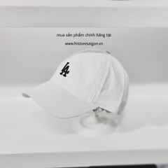 065 -  Nón MLB Trắng LA [HÀNG CHÍNH HÃNG]