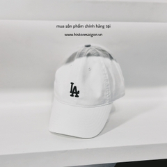 065 -  Nón MLB Trắng LA [HÀNG CHÍNH HÃNG]