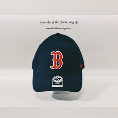 040 -  Nón New Era - Xanh Dương Navy - B đỏ [HÀNG CHÍNH HÃNG]
