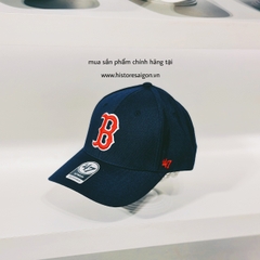 040 -  Nón New Era - Xanh Dương Navy - B đỏ [HÀNG CHÍNH HÃNG]