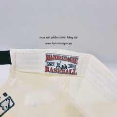 041 -  Nón MLB Trắng Kem - LA Xanh Lá [HÀNG CHÍNH HÃNG]