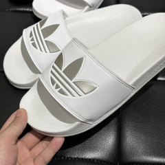 011 -  Dép Adidas Adilette Lite - Trắng - Logo Bạc [HÀNG CHÍNH HÃNG]