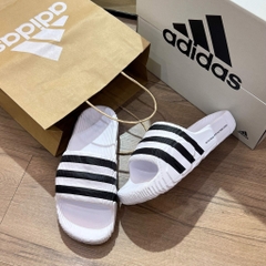 219 -  Dép Adidas Adilette 22 - Trắng Sọc Đen [HÀNG CHÍNH HÃNG]