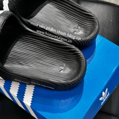 228 -  Dép Adidas Adilette 22 - Đen Viền Trắng [HÀNG CHÍNH HÃNG]