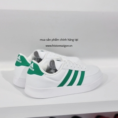 251 -  Giày Adidas Break Net 2.0 - Wht/Gre - Trắng Sọc Xanh Lá [HÀNG CHÍNH HÃNG]