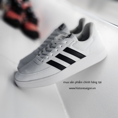 254 -  Giày Adidas Break Net 2.0 - Wht/BLK - Trắng Sọc Đen [HÀNG CHÍNH HÃNG]