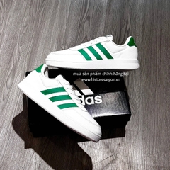251 -  Giày Adidas Break Net 2.0 - Wht/Gre - Trắng Sọc Xanh Lá [HÀNG CHÍNH HÃNG]