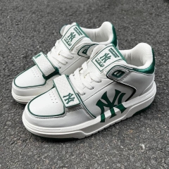 236 -  Giày MLB Liner Mid NY - Trắng Viền Xanh Lá - Code 3ASXLMB3N- [HÀNG CHÍNH HÃNG]