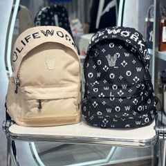 599 -  Balo Lifework Radoc Daily Patern White LW245BG910 [HÀNG CHÍNH HÃNG]