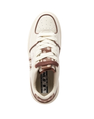 238 -  Giày MLB Liner Big B Monogram - Trắng Viền Nâu LV - Code 3ASXCLR3N-43BRS [HÀNG CHÍNH HÃNG]