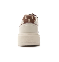 238 -  Giày MLB Liner Big B Monogram - Trắng Viền Nâu LV - Code 3ASXCLR3N-43BRS [HÀNG CHÍNH HÃNG]