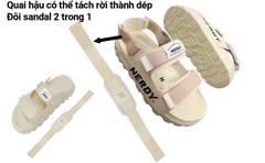058 -  Sandal Nerdy Black - Đen - Code PNEU22AE03 [HÀNG CHÍNH HÃNG]