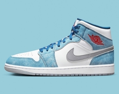 289 - Giày Nike Air Jordan 1 MID FRENCH BLUE DN3706 401 [HÀNG CHÍNH HÃNG]