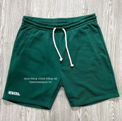 446 -  Quần Short New Era - Logo - Xanh Rêu [HÀNG CHÍNH HÃNG]