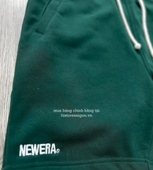 446 -  Quần Short New Era - Logo - Xanh Rêu [HÀNG CHÍNH HÃNG]
