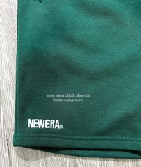 446 -  Quần Short New Era - Logo - Xanh Rêu [HÀNG CHÍNH HÃNG]