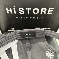 448 -  Nón MLB LA Gothic Address Structure - Xám Đen [HÀNG CHÍNH HÃNG]