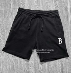 486 -  Quần New Era B Boston - Đen chữ trắng - Code 13574667 [HÀNG CHÍNH HÃNG]