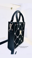 492 -  Túi MLB NY Monogram - Phonebag Dọc - Đen - Code 7ACRMD34N-50BKL [HÀNG CHÍNH HÃNG]