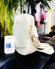 495 -  Túi MLB NY Monogram Mini - Trắng Kem - Code 7ACRMDD4N-50CRS [HÀNG CHÍNH HÃNG]