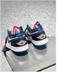 519 -  Giày Nike Air Jordan 1 Low Blue Sashiko FV3622 141 [HÀNG CHÍNH HÃNG]