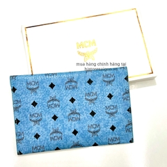 526 -  Ví/Bóp MCM Clutch Monogram Gift - Xanh Vân Mây [HÀNG CHÍNH HÃNG]