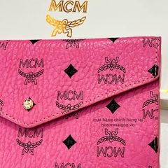 525 -  Ví/Bóp MCM Clutch Monogram Gift - Hồng Tía [HÀNG CHÍNH HÃNG]