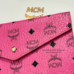 525 -  Ví/Bóp MCM Clutch Monogram Gift - Hồng Tía [HÀNG CHÍNH HÃNG]
