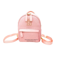 534 -  Balo MLB Mini Monogram NY - Hồng - Code 7ABKMD64N-50PKM [HÀNG CHÍNH HÃNG]