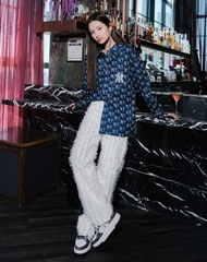 522 -  Giày MLB Liner Mid Monogram NY - Xám Đen - Code 3ASXCDN3N-50BKS [HÀNG CHÍNH HÃNG]