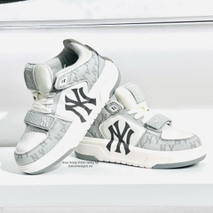 536 -  Giày MLB Liner Mid Monogram NY - Trắng Xám - Code 3ASXCDN3N-50GRS [HÀNG CHÍNH HÃNG]