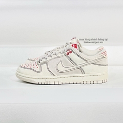 076 -  Giày Nike Dunk Nike Dunk Low SE ‘Sashiko Light Orewood Brown’ - Trắng Kem - Code DV0834 100 [HÀNG CHÍNH HÃNG]