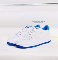 514 -  Giày Nike Air Force 1 Low White Blue GS DV1331 101  [HÀNG CHÍNH HÃNG]