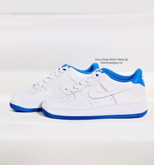 514 -  Giày Nike Air Force 1 Low White Blue GS DV1331 101  [HÀNG CHÍNH HÃNG]