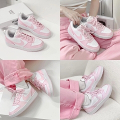376 -  Giày Nike Court Borough Low Recaft (GS) - Hồng Pinky - Code DV5456-105 [HÀNG CHÍNH HÃNG]