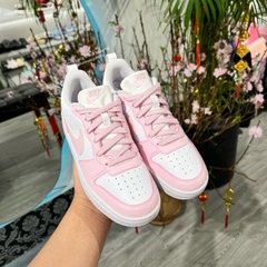 376 -  Giày Nike Court Borough Low Recaft (GS) - Hồng Pinky - Code DV5456-105 [HÀNG CHÍNH HÃNG]