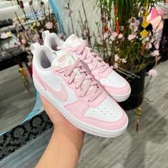 376 -  Giày Nike Court Borough Low Recaft (GS) - Hồng Pinky - Code DV5456-105 [HÀNG CHÍNH HÃNG]