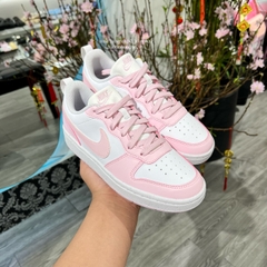 376 -  Giày Nike Court Borough Low Recaft (GS) - Hồng Pinky - Code DV5456-105 [HÀNG CHÍNH HÃNG]