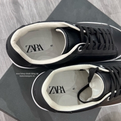 112 -  Giày Zara Sneaker Fashion Black - Đế Bằng - Đen [HÀNG CHÍNH HÃNG]