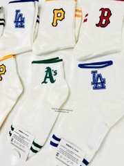 533 -  Vớ/Tất Korea MLB Thể Thao - Cổ Thấp - NY Đen [HÀNG CHÍNH HÃNG]