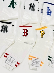 532 -  Vớ/Tất Korea MLB Thể Thao - Cổ Thấp - Big P Vàng [HÀNG CHÍNH HÃNG]