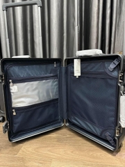734 -  Vali Fila Embossed Logo - Size Cabin 22 Xách Tay - Đen Chì [HÀNG CHÍNH HÃNG]