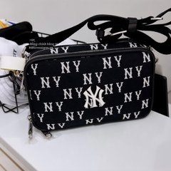 558 -  Túi MLB NY Monogram Mini New York Yankees - Đen - Code 3ACRS014N-50BKS [HÀNG CHÍNH HÃNG]