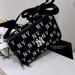 558 -  Túi MLB NY Monogram Mini New York Yankees - Đen - Code 3ACRS014N-50BKS [HÀNG CHÍNH HÃNG]