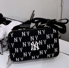 558 -  Túi MLB NY Monogram Mini New York Yankees - Đen - Code 3ACRS014N-50BKS [HÀNG CHÍNH HÃNG]