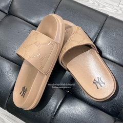669 -  Dép MLB NY Mound Dia Monogram - Nâu - Code 3ALPAC123 50BRW [HÀNG CHÍNH HÃNG]