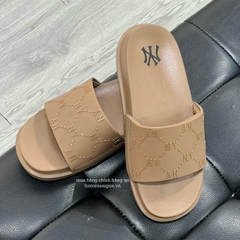 669 -  Dép MLB NY Mound Dia Monogram - Nâu - Code 3ALPAC123 50BRW [HÀNG CHÍNH HÃNG]