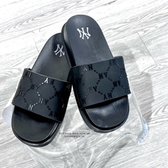 666 -  Dép MLB NY Mound Dia Monogram - Đen - Code 3ALPAC123 50BKS [HÀNG CHÍNH HÃNG]